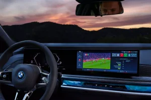 5898 Мультимедійна система нової BMW 7 серії показуватиме футбол