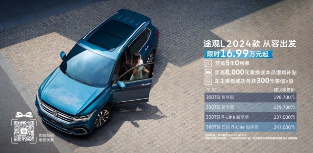 7248 У Китаї представлено новий Volkswagen Tiguan L